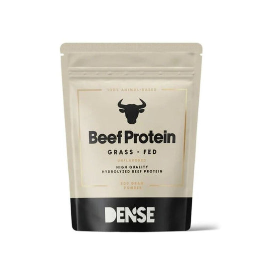 DENSE Beef Protein Naturell 500 g, hydrolysert storfeproteinpulver fra gressfôret storfe