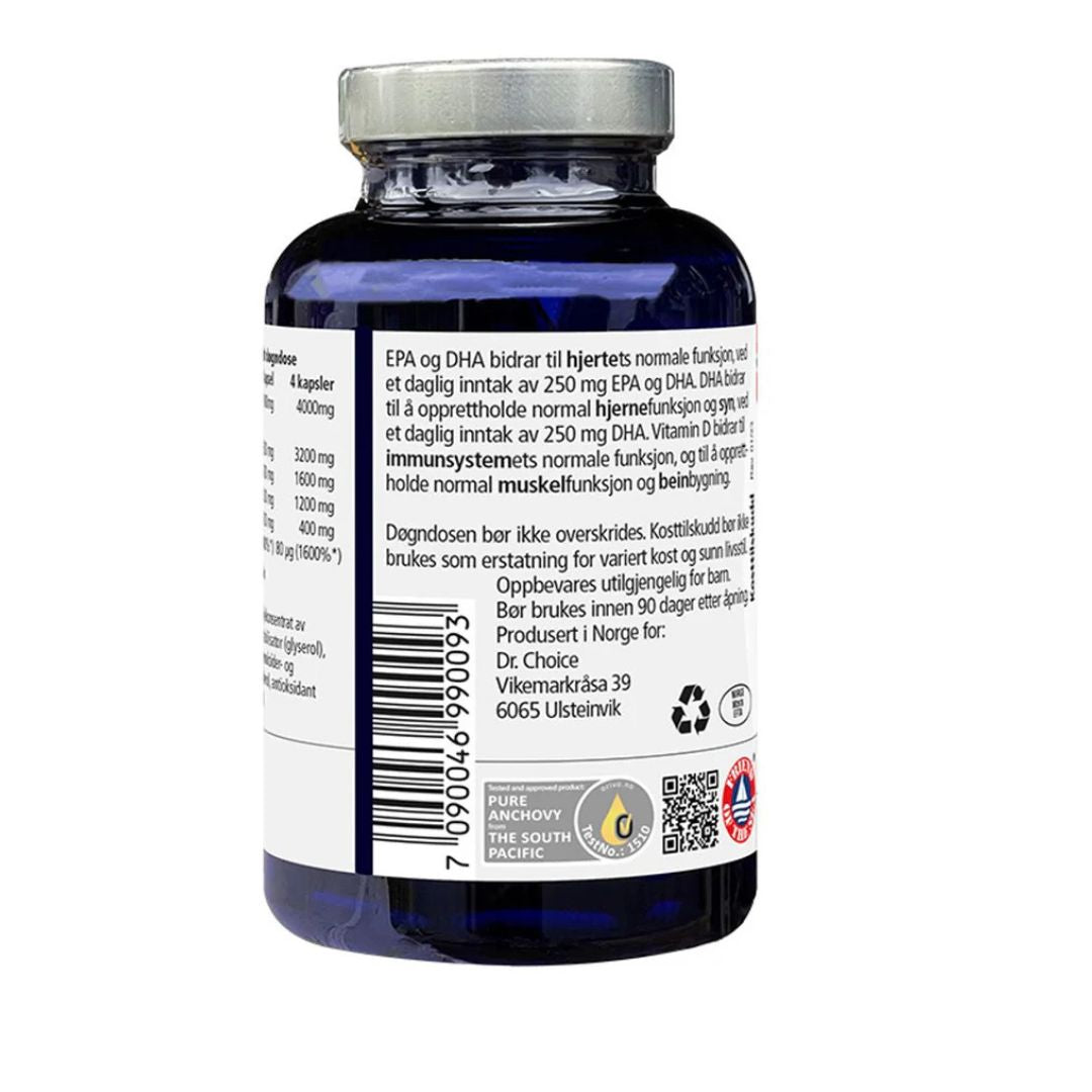 Easy Choice Omega-3 Premium 80% kapsler - produktinformasjon
