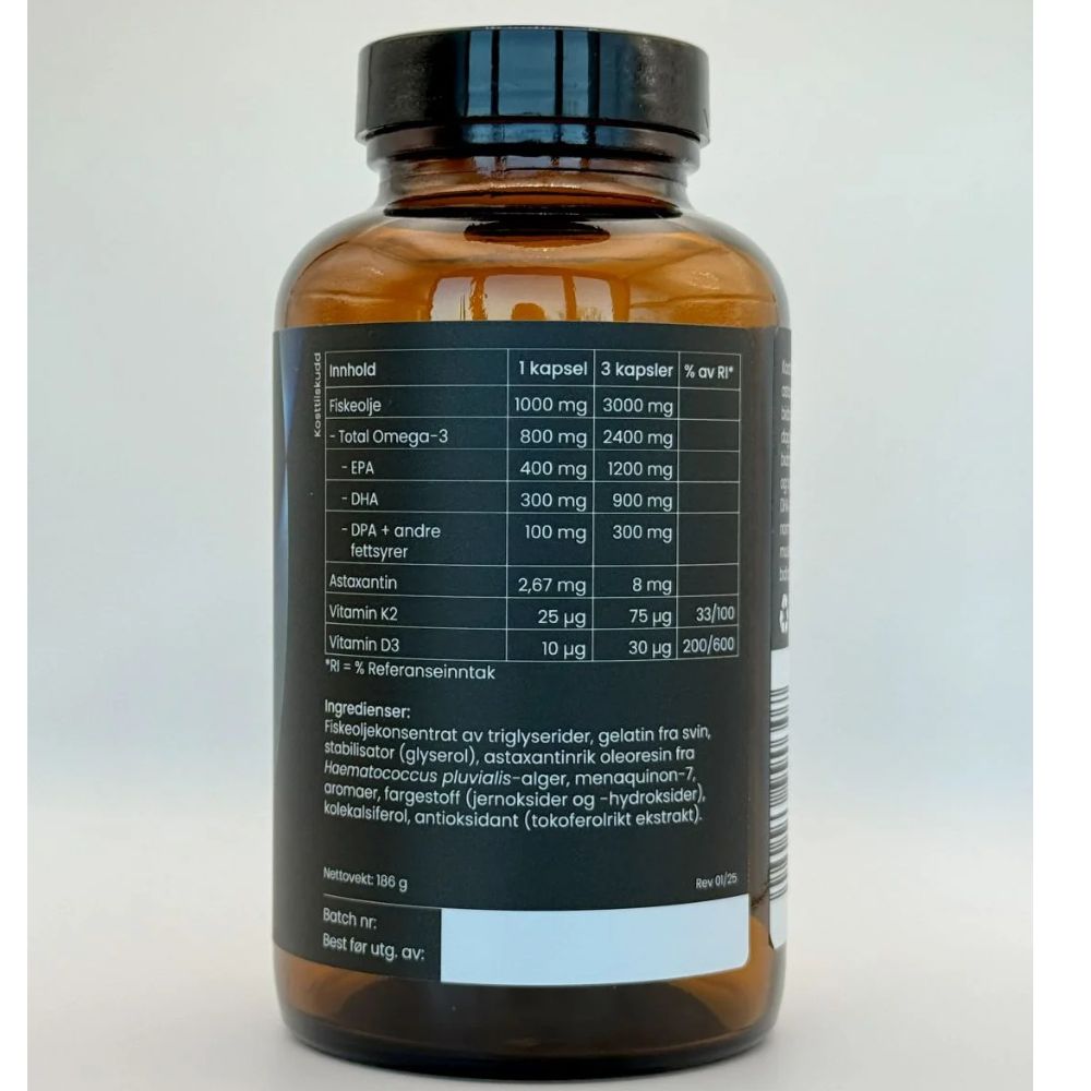 Easy choice premium + antaxantin 120 kapsler innhold