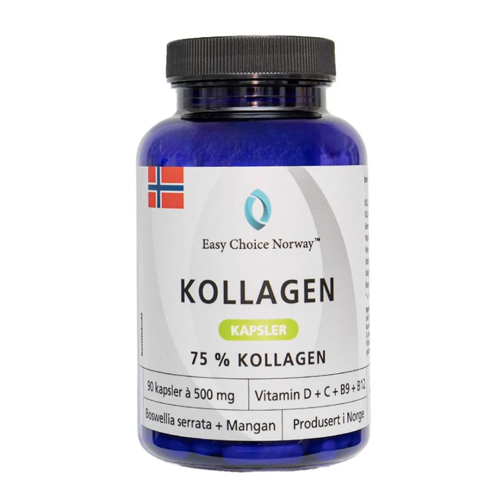 Høykonsentrert Kollagen - 90 kapsler